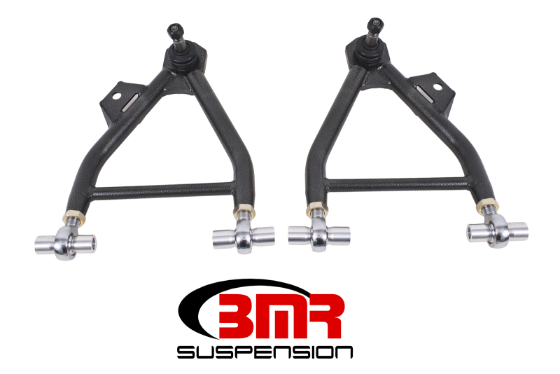 Ford Mustang Control Arms - Lower - BMR Suspension - Adjustable Rod End & Tall Ball Joint - Black Hammertone - `94-`04 Ford Mustang Control Arms - Lower - BMR Suspension - Adjustable Rod End & Tall Ball Joint - Black Hammertone - `94-`04